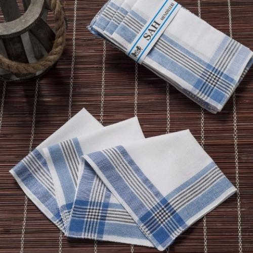 Şah Erkek Mendili – Pamuk Klasik Erkek Mendili 12'li paket